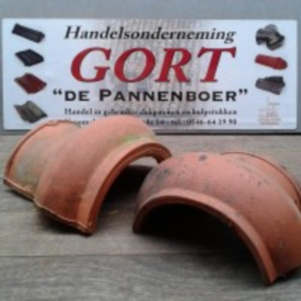 VHV dakpannen vorsten & gevelpannen bij GORT DE PANNENBOER, Ophalen, Gebruikt, 15 m² of meer, Dakpannen