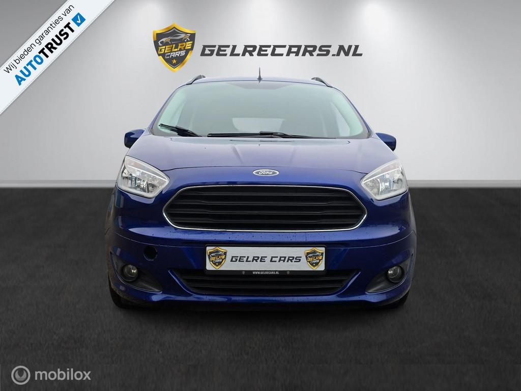 Ford Tourneo Courier 1.0 Titanium TOPSTAAT, Auto's, Ford, Voorwielaandrijving, Gebruikt, Zwart, Blauw