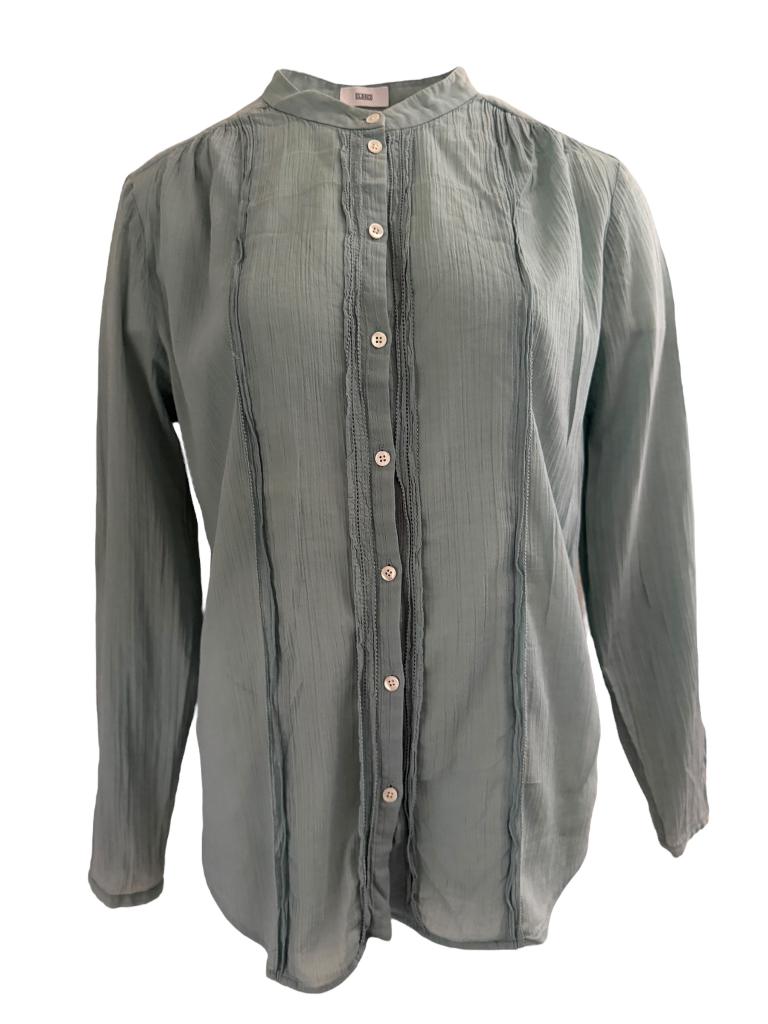 Closed blouse XL, Blauw, Maat 46/48 (XL) of groter, Ophalen of Verzenden, Zo goed als nieuw