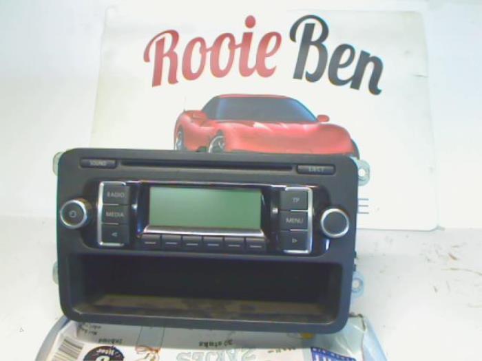 Radio CD Speler van een Volkswagen Golf, Gebruikt, -, Volkswagen, -