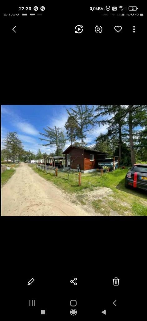 Te koop: een gezellig, gerenoveerd huis gelegen op camping