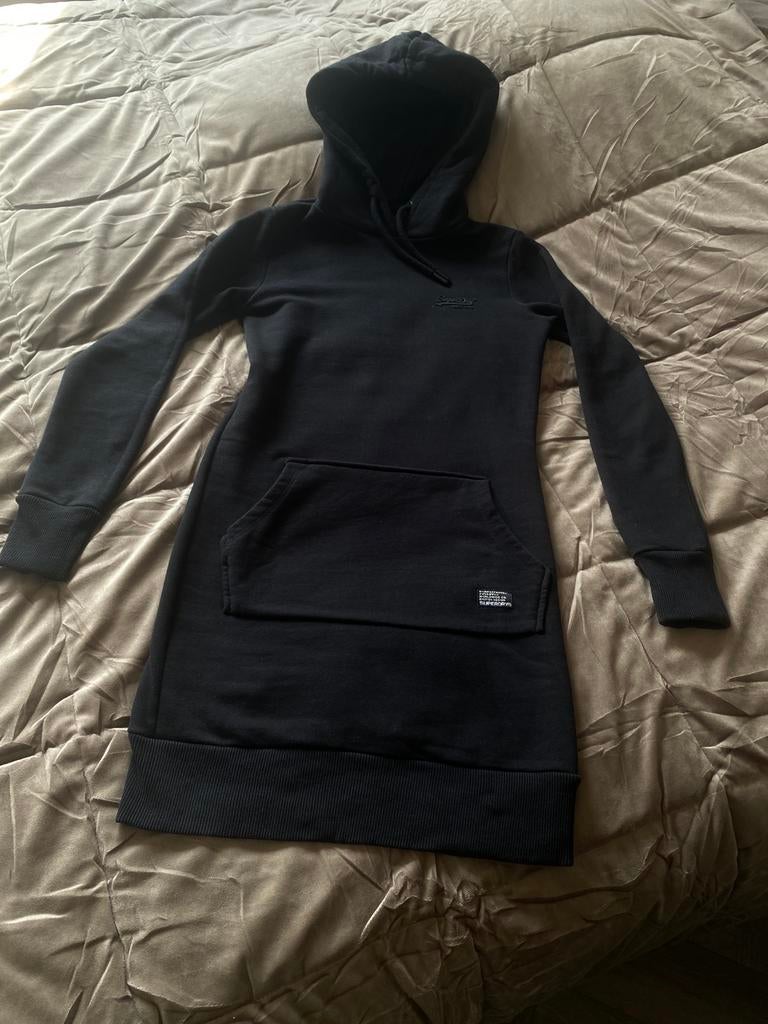 Nieuw Superdry jurk zwart. Orange Label *Maat 34 hoody sweat, Zwart, Nieuw, Ophalen of Verzenden, Maat 34 (XS) of kleiner