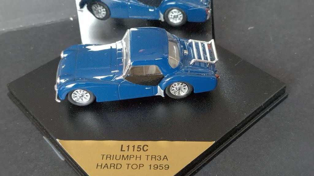 Triumph Tr 3 1959 Blue 1:43 Vitesse Pol, Overige merken, Auto, Sunstar@sunstartoys.com, Sun star development