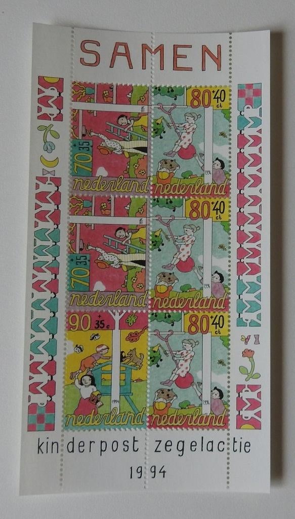 Kinderpostzegels 1994  Samen, Verzenden, Na 1940, Postfris