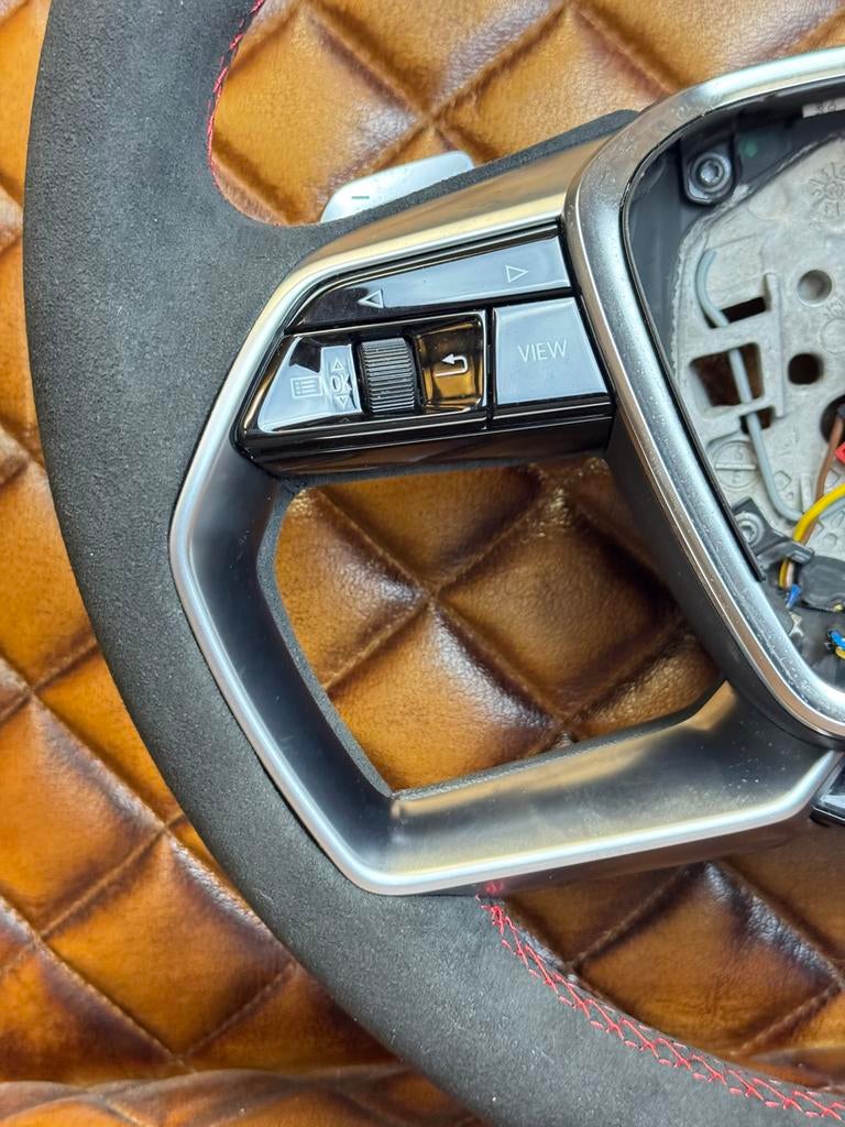 Stuurwiel Stuur Audi e-tron Alcantara NIEUW, Nieuw, Audi, Ophalen of Verzenden
