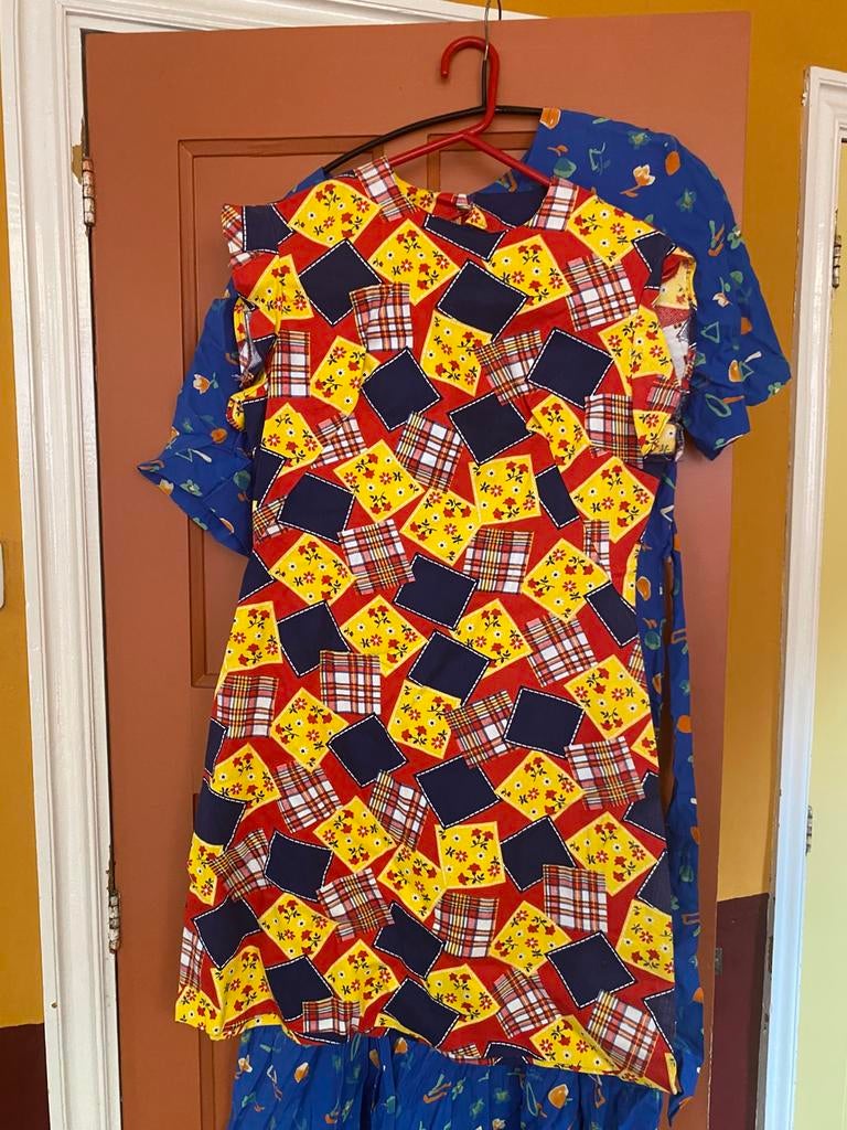 MEGA DEAL! GROTE PARTIJ VINTAGE KLEDING., Antiek en Kunst, Ophalen of Verzenden, Dames