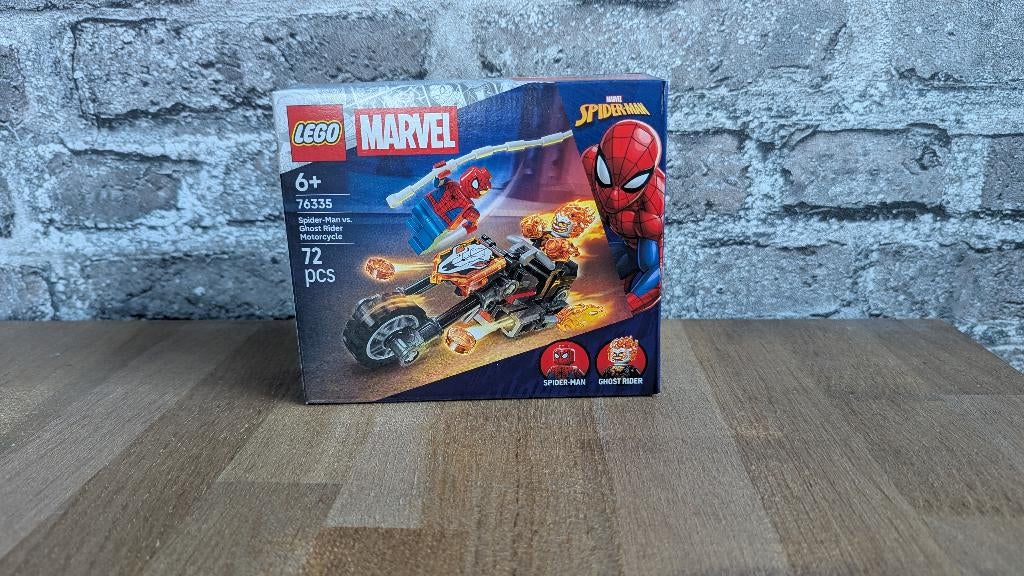 Lego 76335 Spiderman vs Ghost Rider, Kinderen en Baby's, Speelgoed | Duplo en Lego, Nieuw, Lego, Complete set, Ophalen of Verzenden