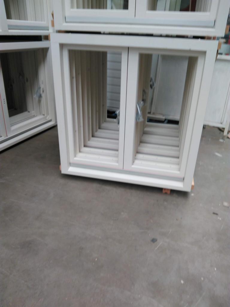Op voorraad kozijn met Stolpraam, Raamkozijn, Nieuw, 75 tot 150 cm, Hout