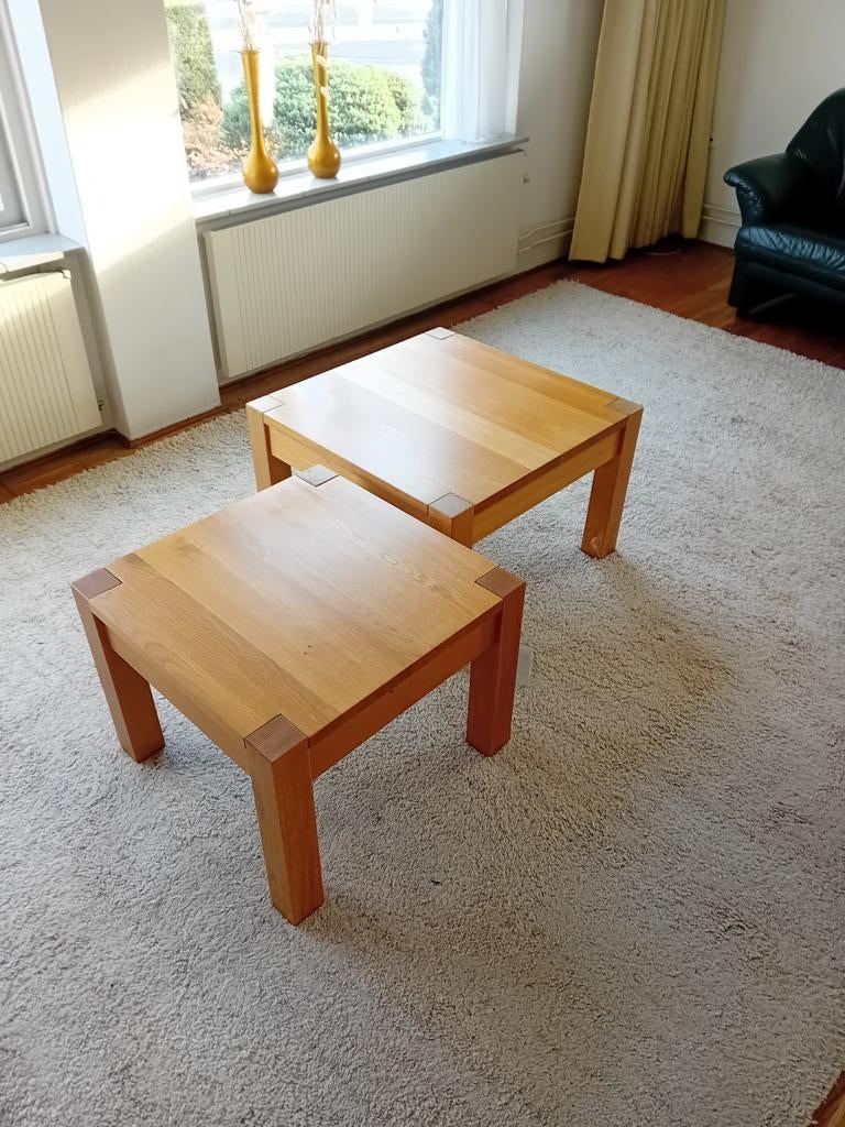 Bijzettafels 60x 60 & 70x70, Ophalen, 50 tot 100 cm, Rond, 50 tot 100 cm