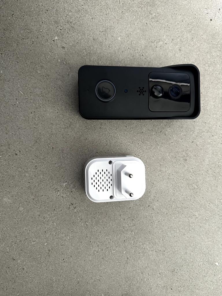 Living Needs videodeurbel, Huis en Inrichting, Deurbellen, Zo goed als nieuw, Draadloos, Ingebouwde camera, Compatibel met smartphone