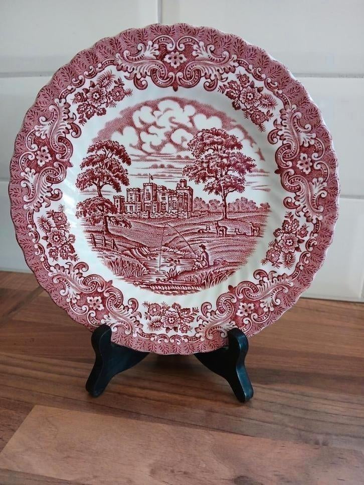 Mooi brocant bord Old country castles Engeland, Antiek en Kunst, Ophalen of Verzenden