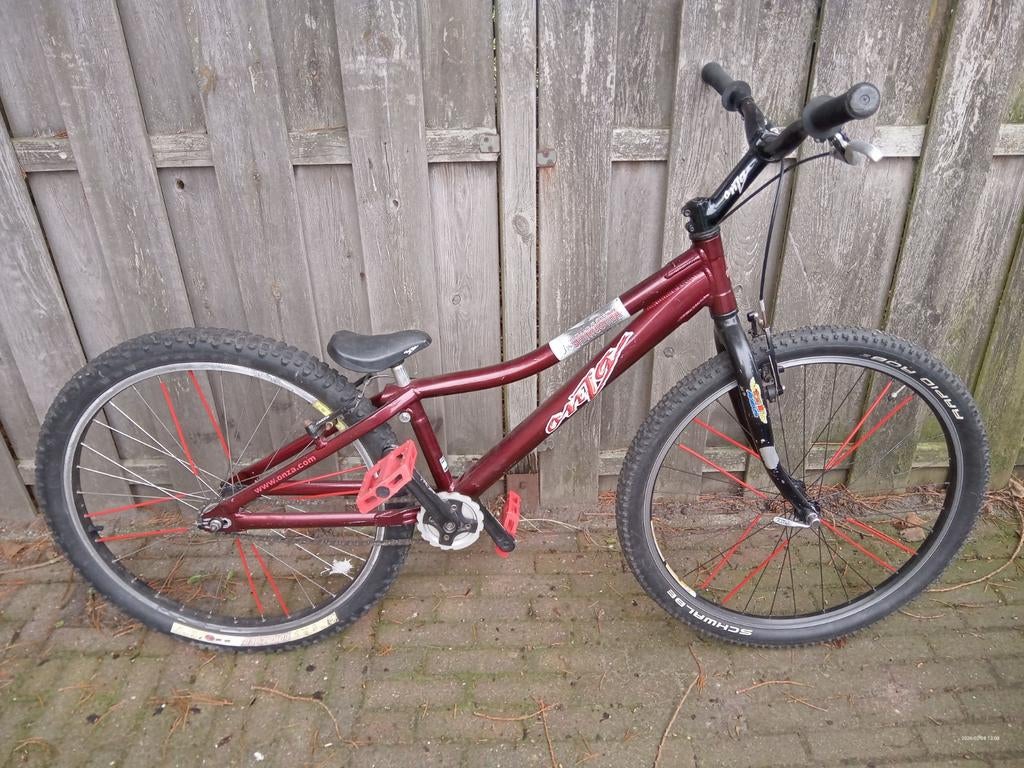 ONZA (Street-) Trialfiets. Groter model met 26 inch wielen., Ophalen, Gebruikt, Aluminium, 24 inch of meer