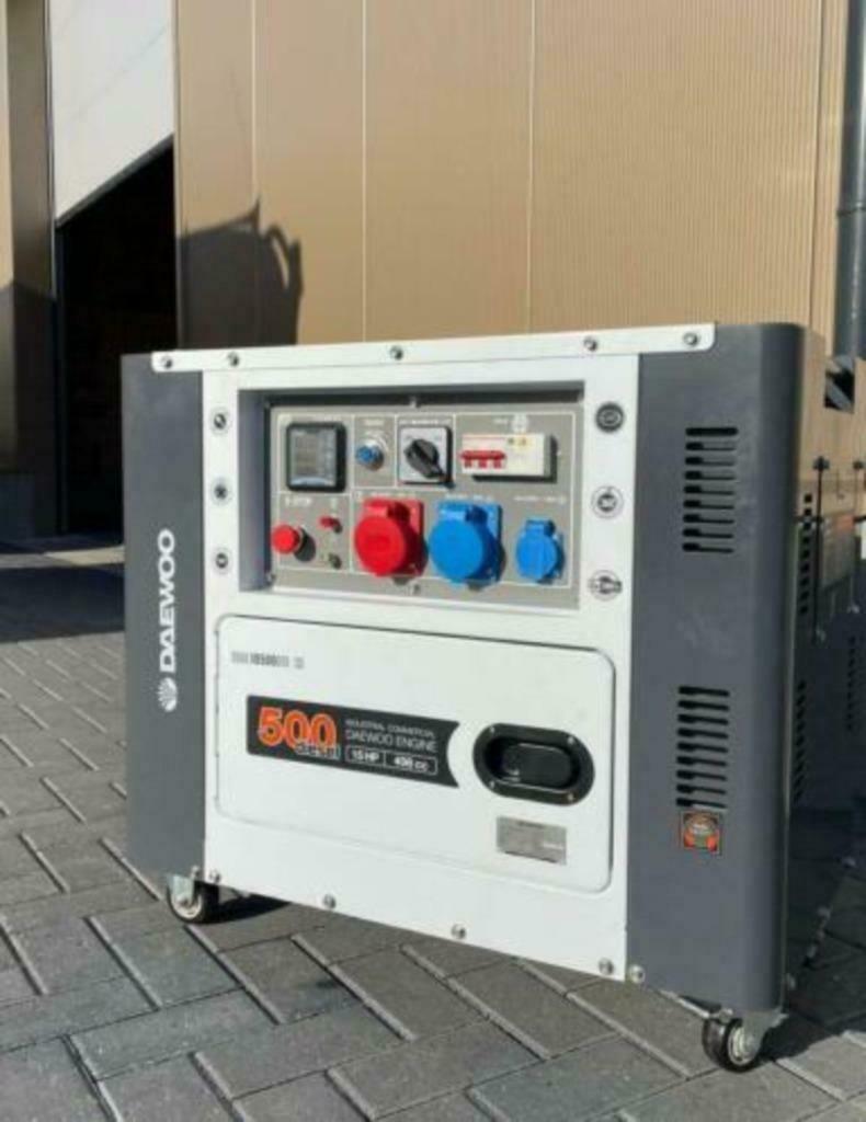 Diesel generator Daewoo NIEUW, Ophalen of Verzenden, Nieuw, 5 tot 10 kVA, Dieselolie