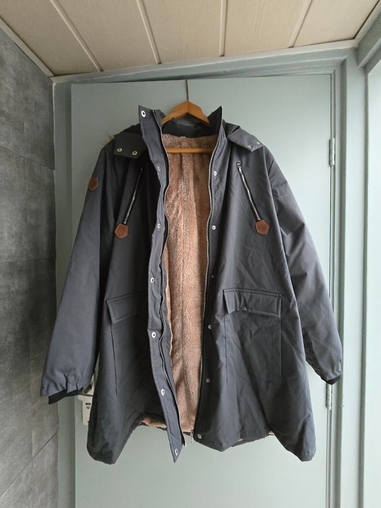 Mooie winterjas Nieuw., Ophalen of Verzenden, Nieuw, Maat 46/48 (XL) of groter, Grijs