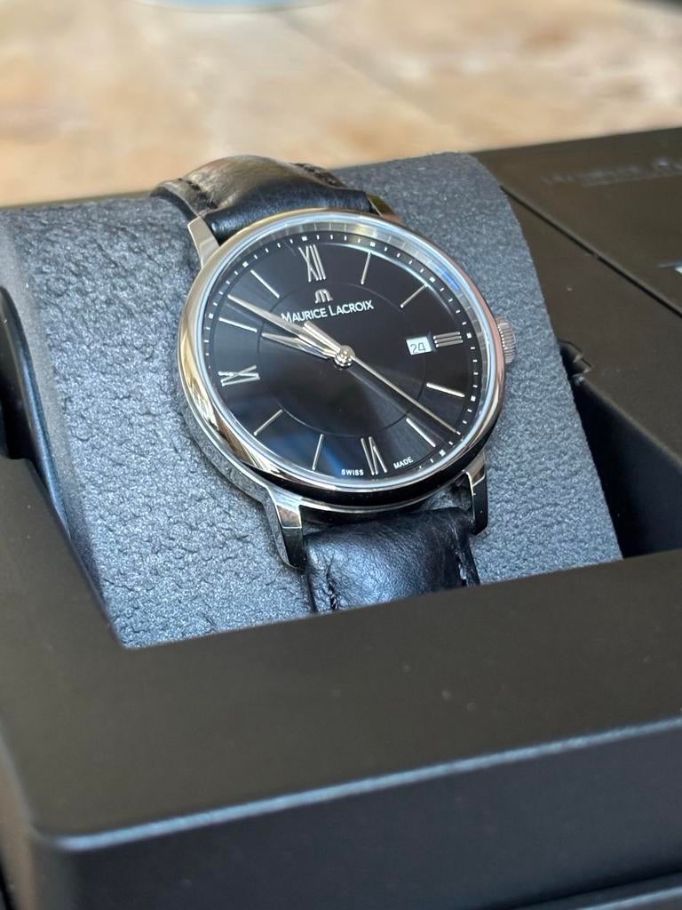 Maurice Lacroix Eliros, Zakhorloge, Leer, Staal, Nieuw