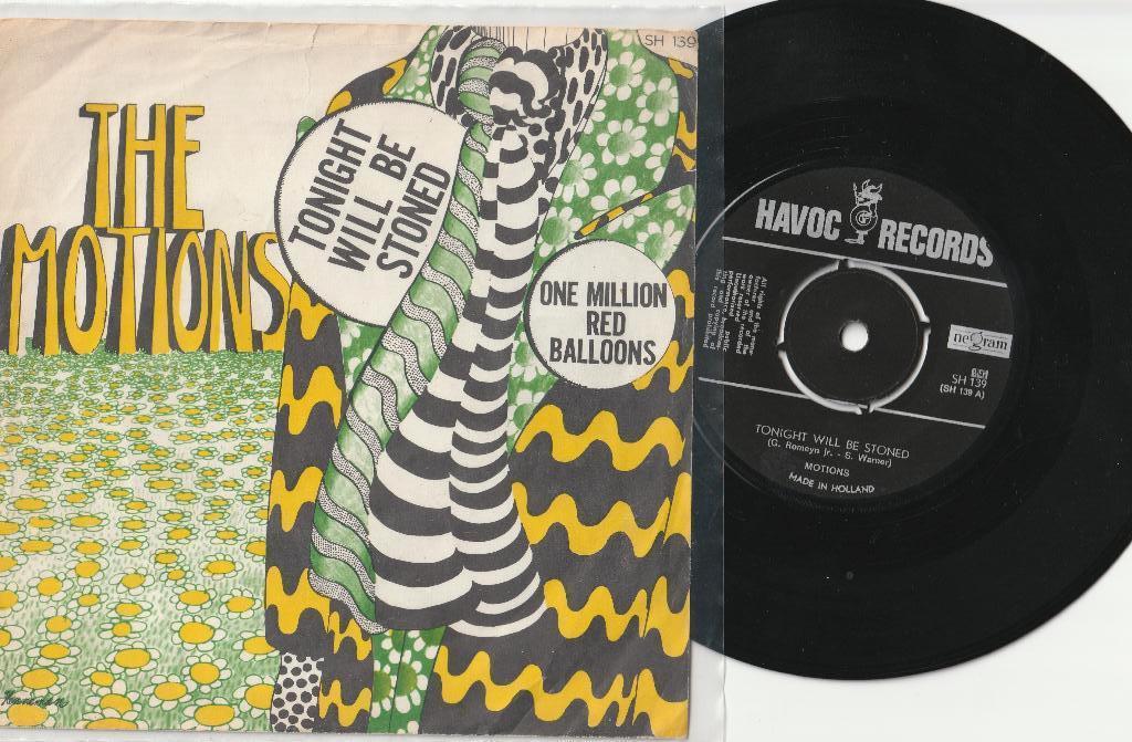 The Motions-Tonight Will Be Stoned - Nederbeat 1967 fotohoes, Ophalen, Gebruikt, Pop