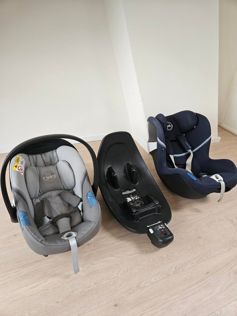 Cybex Maxi-Cosi set met Isofix base, Ophalen, Gebruikt, Verstelbare rugleuning, Isofix