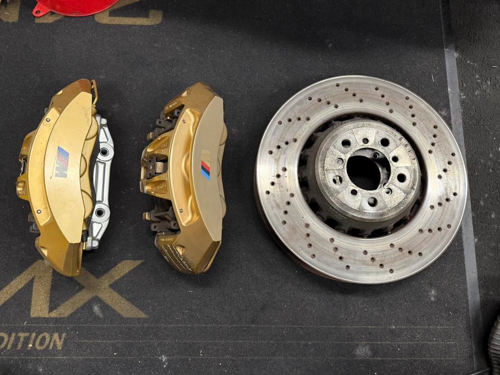 Speciale BMW M remklauwen goud – high performance set, Auto-onderdelen, Remmen en Aandrijving, BMW, Ophalen