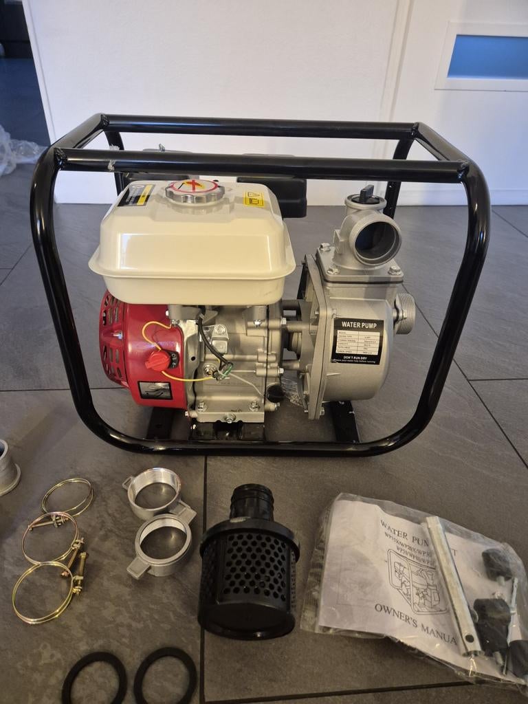 Waterpomp 6.5PK Benzinemotor - Nieuw, Ophalen of Verzenden, Nieuw, Handmatig, Beregeningspomp