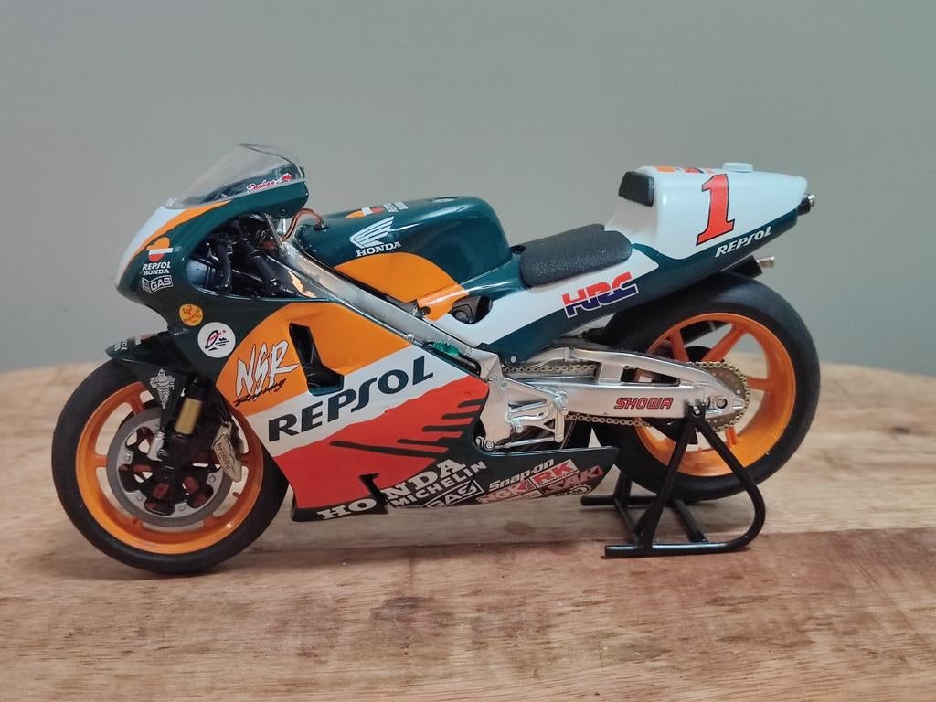 Honda NSR500 - Michael Doohan - Repsol Honda - GP500, Ophalen of Verzenden, Gebruikt, 1:9 t/m 1:12, Motor