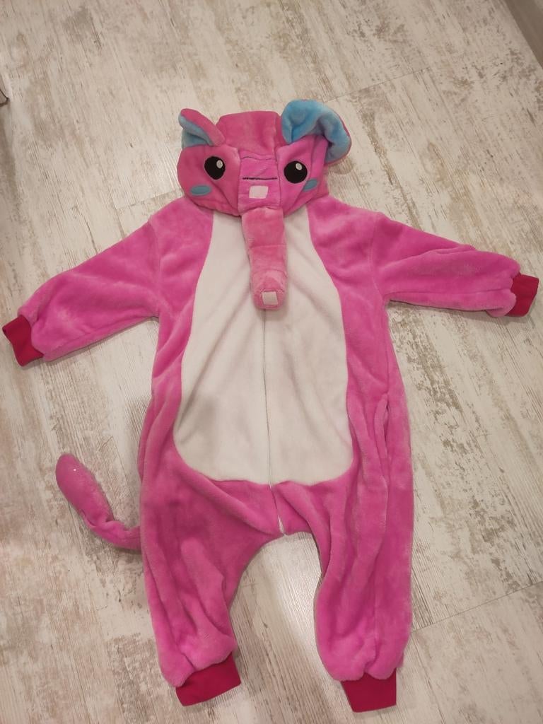 Roze olifant onesie maat 86/92, Ophalen of Verzenden, 104 of kleiner, Jongen of Meisje