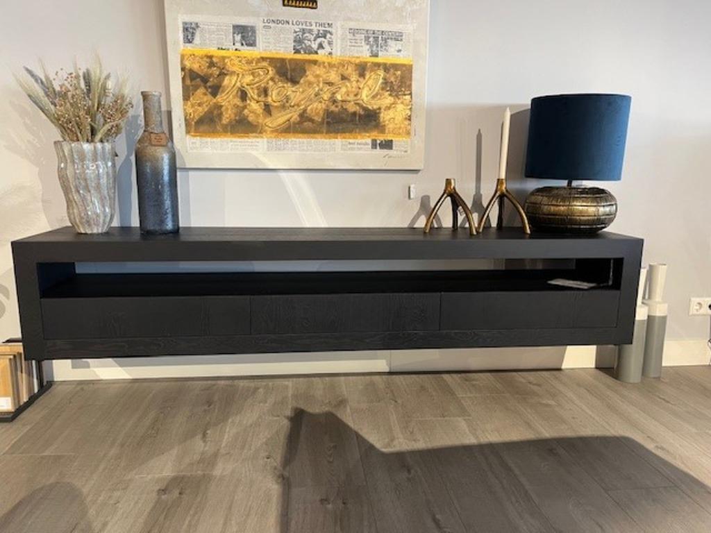 TV meubel hangend, Huis en Inrichting, Kasten | Televisiemeubels, Ophalen, Modern eiken, Schoonebeek, Info@joldersma-wonen.nl