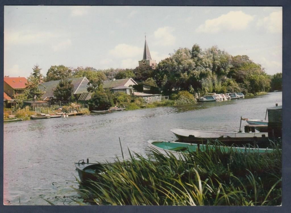 De Alblas en zicht op Alblasserdam 1981 Ongelopen, Verzenden, 1980 tot heden, Ongelopen, Zuid-Holland