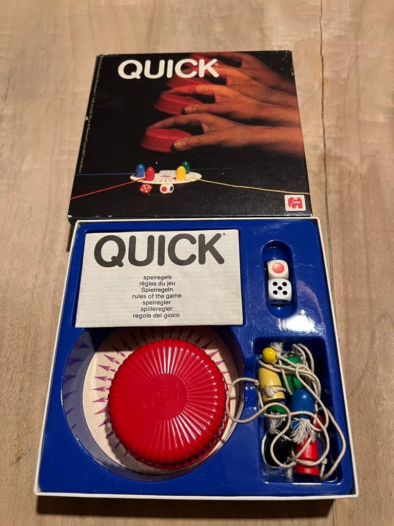 Vintage gezeldschapspel Quick van Jumbo, Antiek en Kunst, Antiek | Speelgoed, Ophalen of Verzenden