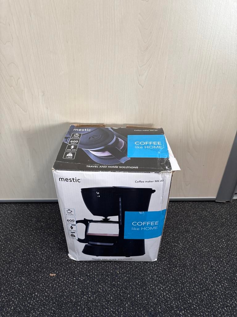 Camping koffiezetapparaat - Mestic MK-60, Afneembaar waterreservoir, Koffiemachine, Gemalen koffie, Ophalen of Verzenden