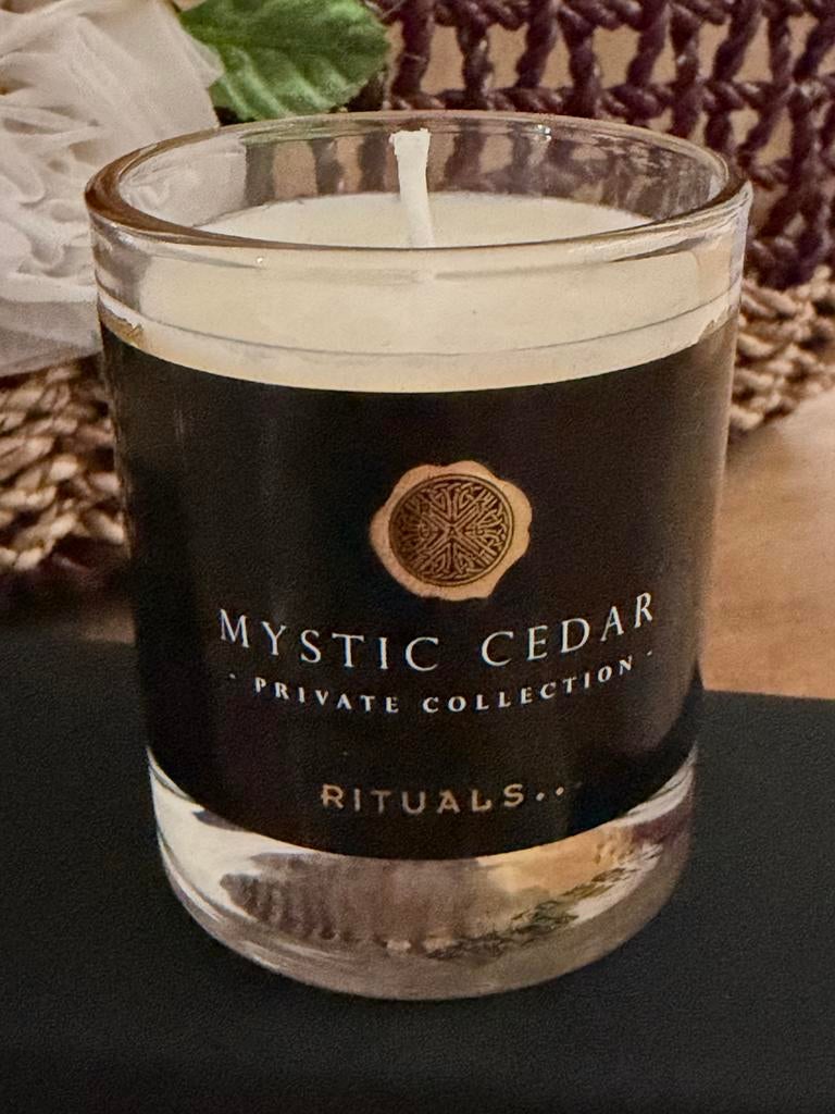 Rituals Mystic Cedar Kaars, Gebruikt, Zwart, Ophalen of Verzenden, Metaal