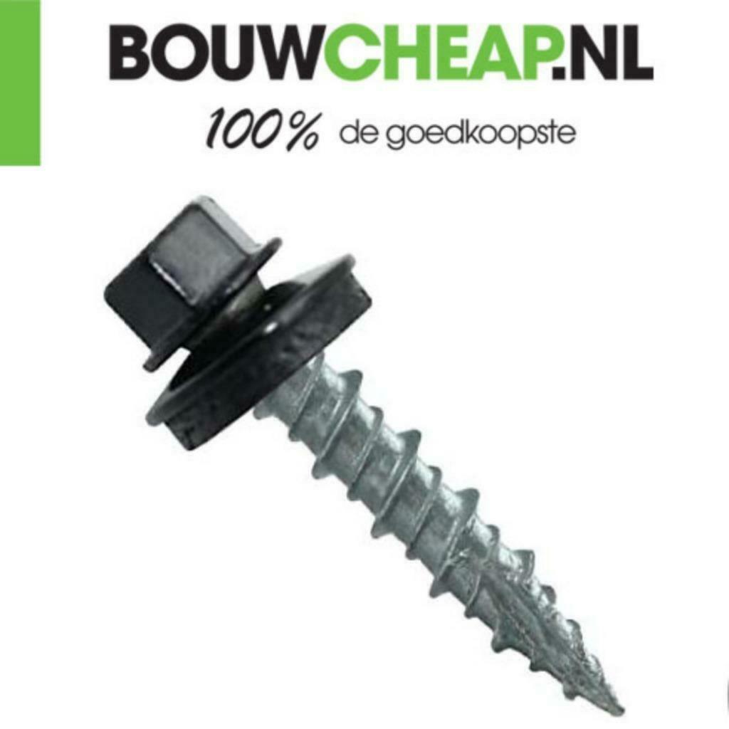 SCHROEVEN VOOR SCHUTTING EN OF POTDEKSEL BOUWCHEAP, Ophalen of Verzenden, Nieuw, Schroeven, Rvs