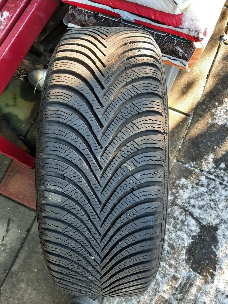 Michelin Alpin 5 Winterbanden 205/55 R16 incl. Stalen Velgen, Auto-onderdelen, Banden en Velgen, Ophalen, 16 inch, Banden en Velgen