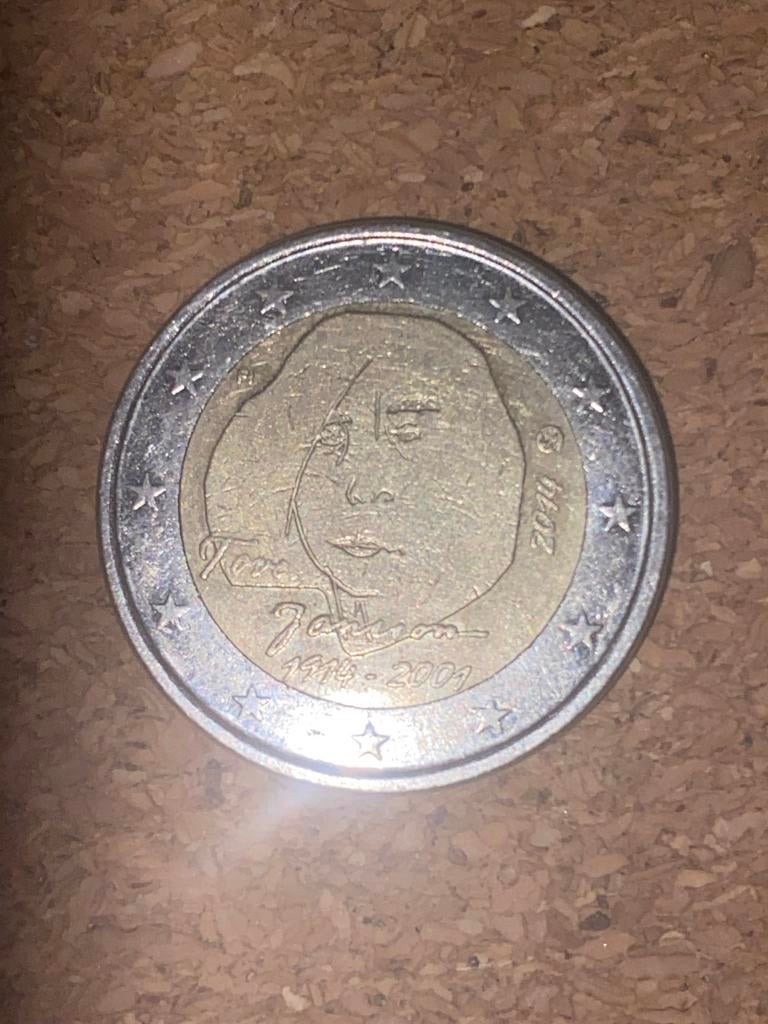 2 Euro Finland 2014 Tove Jansson, Ophalen of Verzenden, Euro's, Losse munt