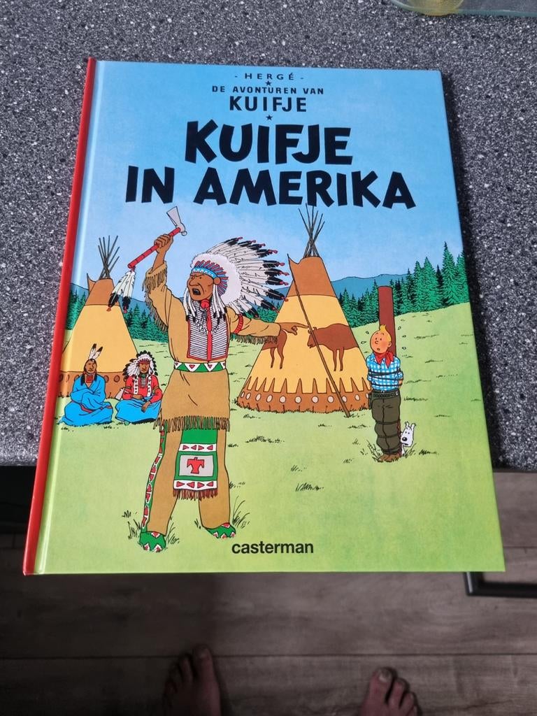 Hergé - Kuifje in Amerika, Eén stripboek, Ophalen of Verzenden, Hergé