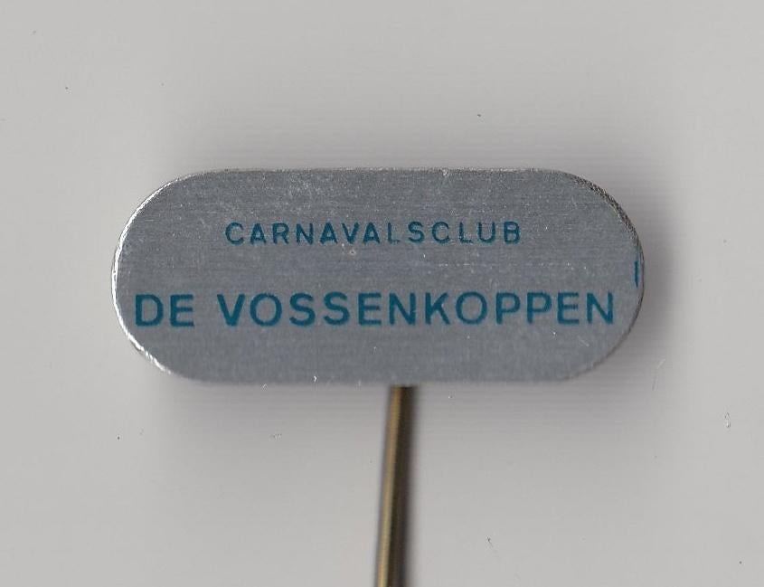 Carnaval de Vossenkoppen speldje, Verzamelen, Speldjes, Pins en Buttons, Gebruikt, Speldje of Pin, Overige onderwerpen, Ophalen of Verzenden