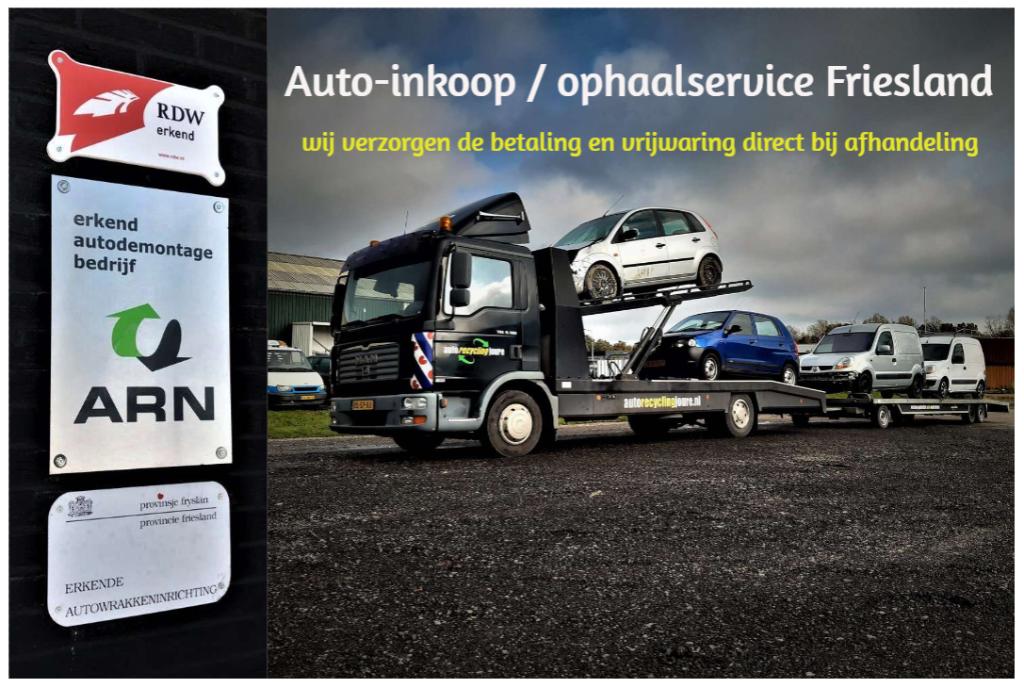 Auto-inkoop en ophaalservice Friesland
