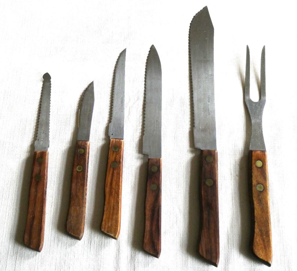 Stainless steel Messenset, Ophalen, Gebruikt, Rvs of Chroom, Bestekset