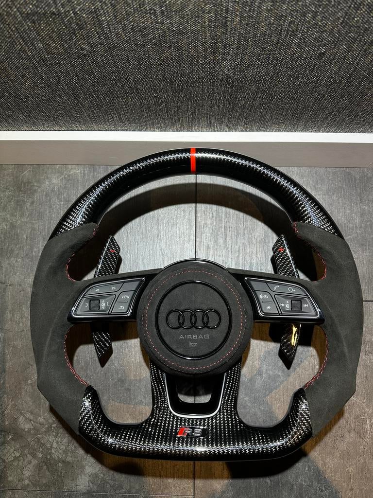 Audi RS3 RS4 RS5 carbon alcantara sport stuur, Ophalen of Verzenden, Nieuw, Audi