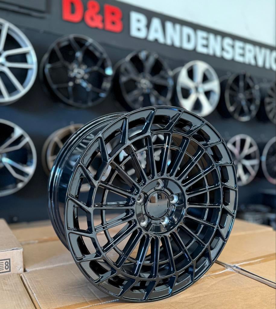 19 inch velgen zwart nieuw 5x112 Mercedes a b c e s cla gla, 19 inch, 245 mm, Velg(en), Nieuw