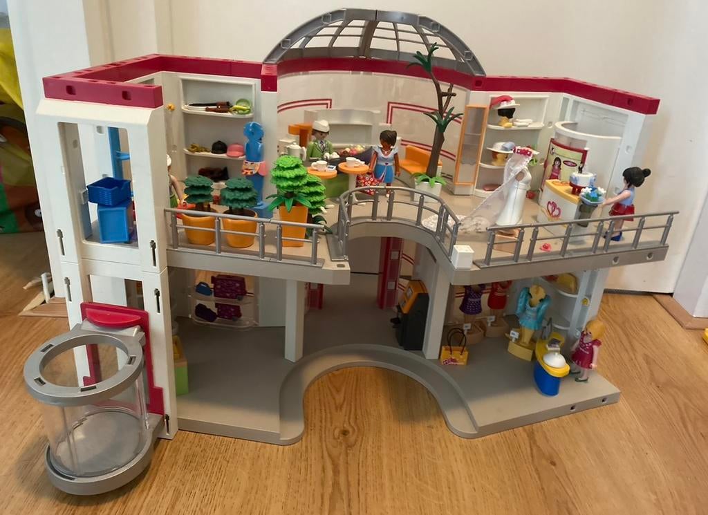 Playmobil winkelcentrum 5485, Ophalen, Zo goed als nieuw, Complete set