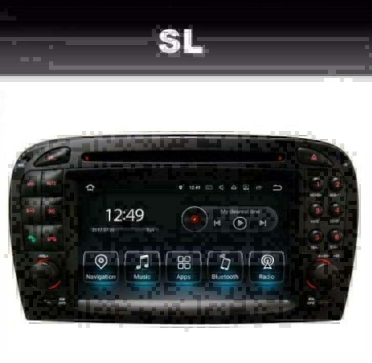 Mercedes SL radio navigatie android 9.0 wifi dab+ carkplay, Auto diversen, Autoradio's, Nieuw, Ophalen of Verzenden