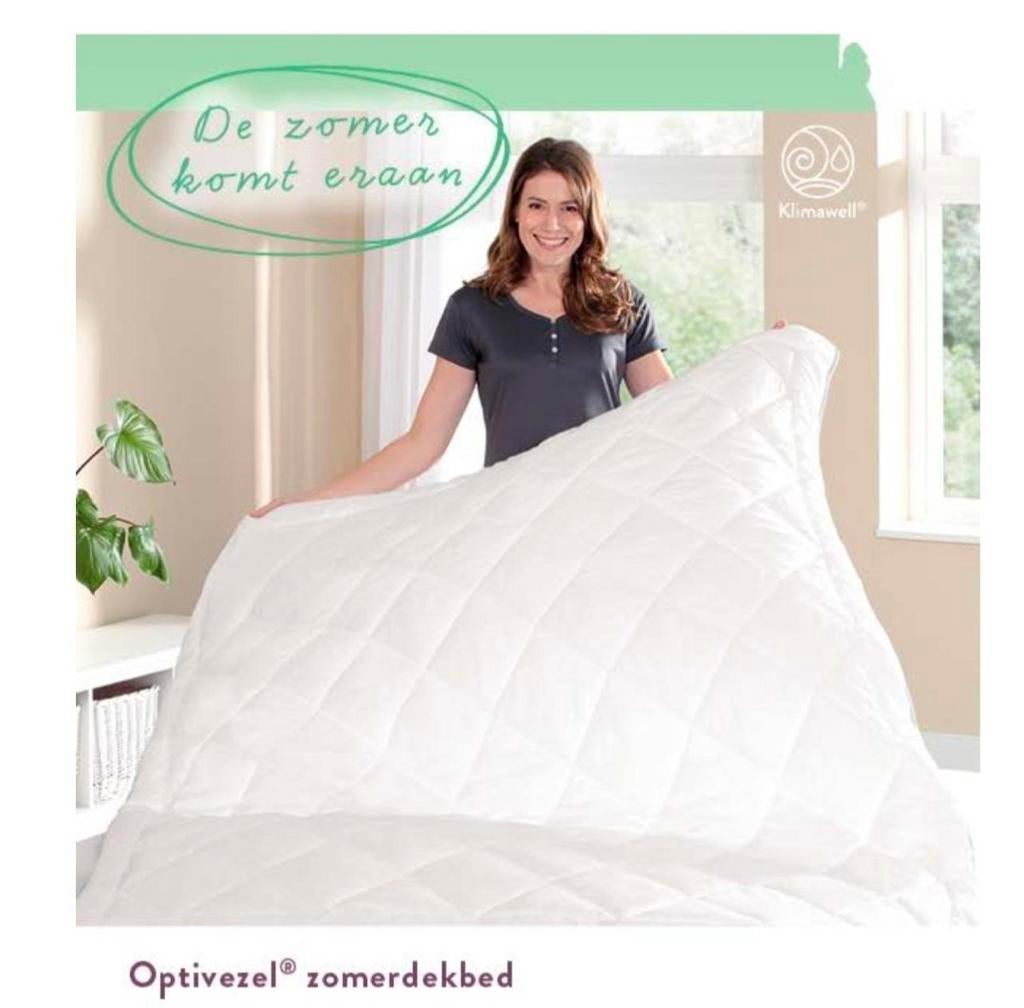 Optidee zomerdekbed 240x220 cm | vulgewicht 790g, Huis en Inrichting, Slaapkamer | Beddengoed, Zo goed als nieuw, Deken of Dekbed