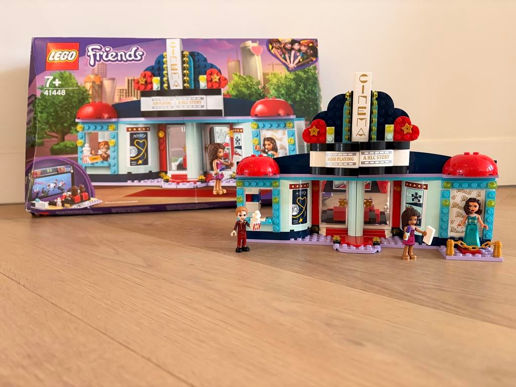 Lego Friends bioscoop set 41448, Ophalen of Verzenden, Zo goed als nieuw, Complete set, Lego