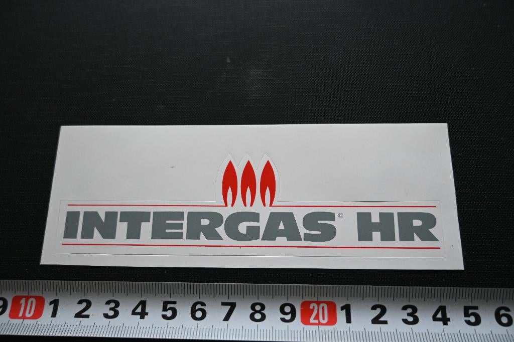 sticker logo INTERGAS HR, Ophalen, Zo goed als nieuw