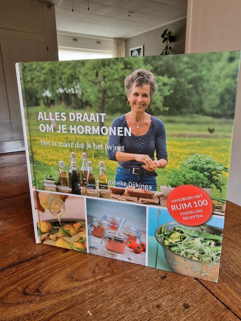 Rineke Dijkinga - Alles draait om je hormonen, zo goed als n, Boeken, Gezondheid, Dieet en Voeding, Ophalen of Verzenden, Zo goed als nieuw