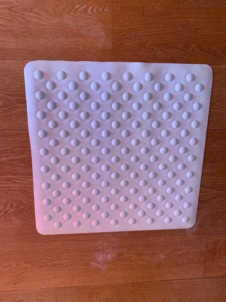 Badmat antislip, Ophalen of Verzenden, Zo goed als nieuw, Wit, Badmat