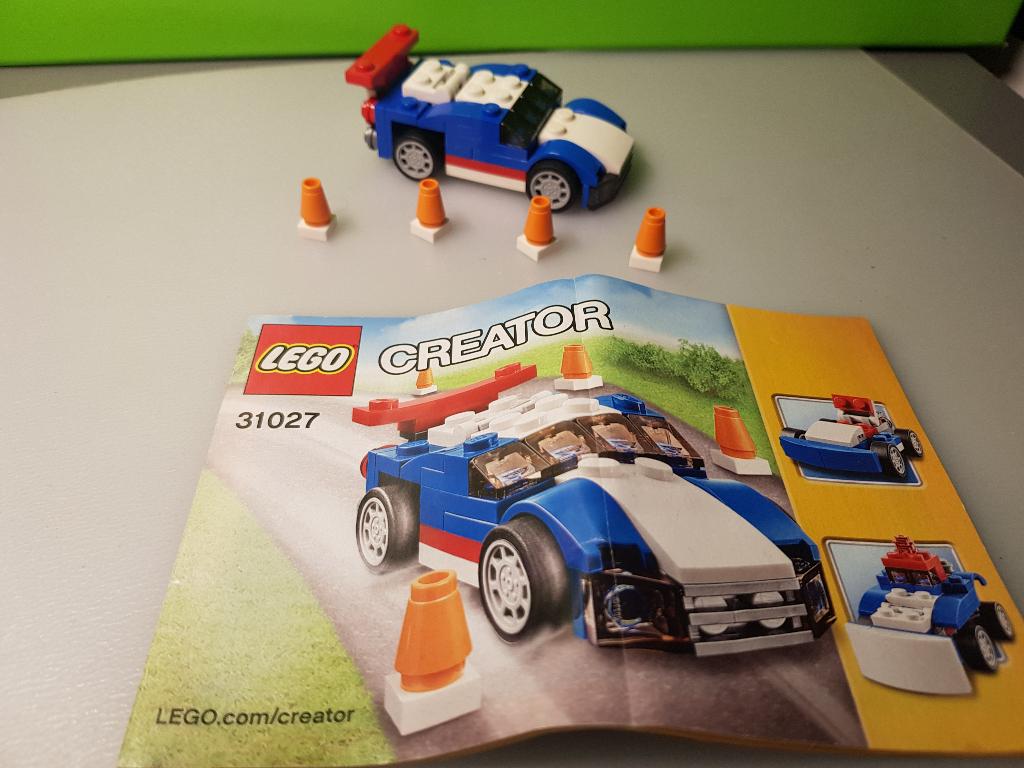 Lego 31027 - Blue Racer (Creator), Gebruikt, Lego, Compleet, Ophalen of Verzenden