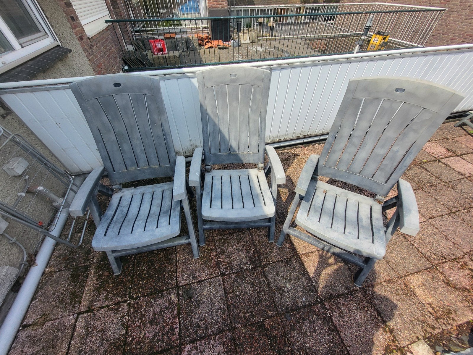GRATIS Tuinstoelen, Tuin en Terras, Tuinstoelen, Ophalen, Gebruikt, Kunststof
