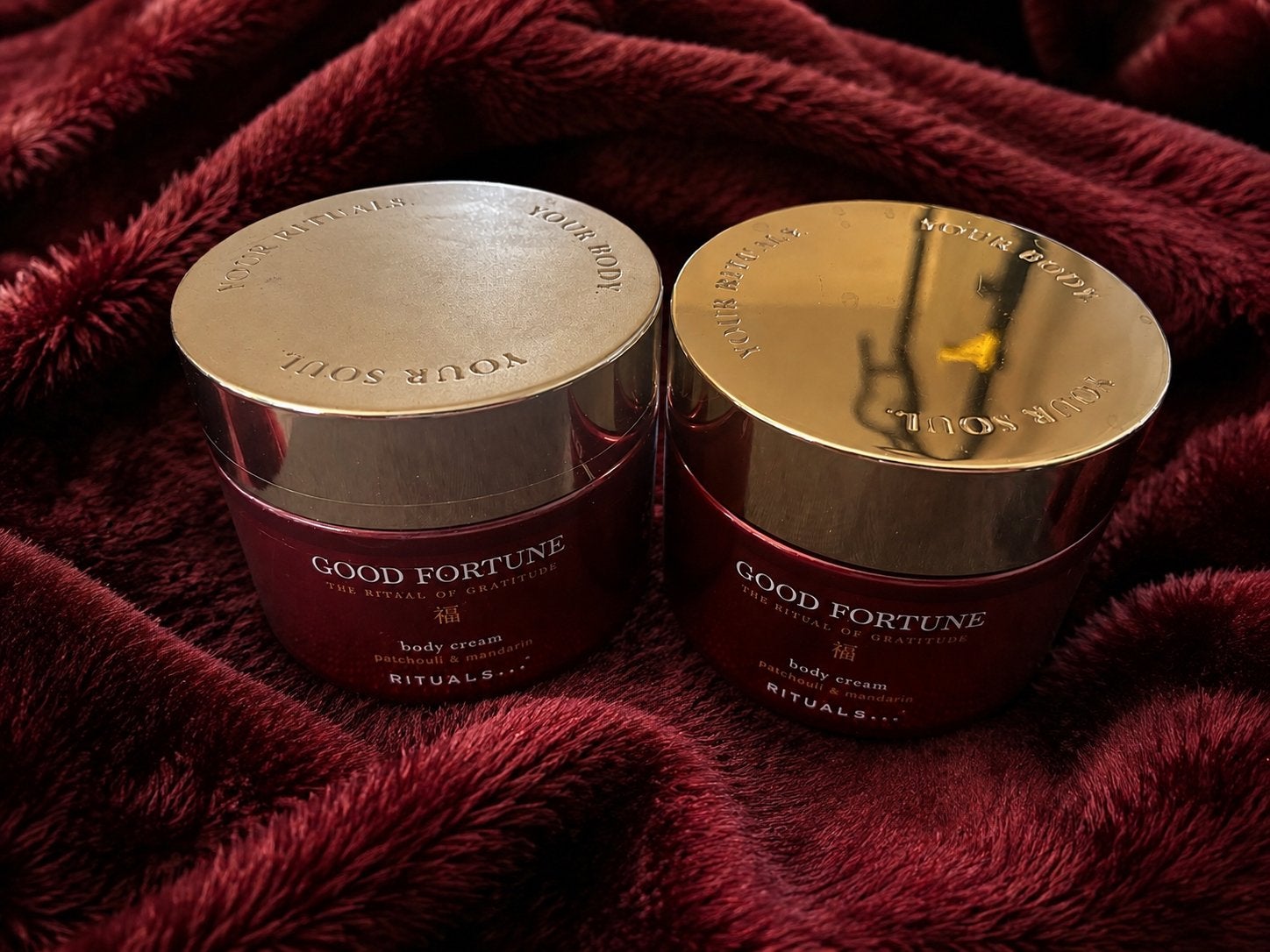 Ritual of Good Fortune bodycreme 220ml 2 stuks, Ophalen of Verzenden, Nieuw, Bodylotion, Crème of Olie