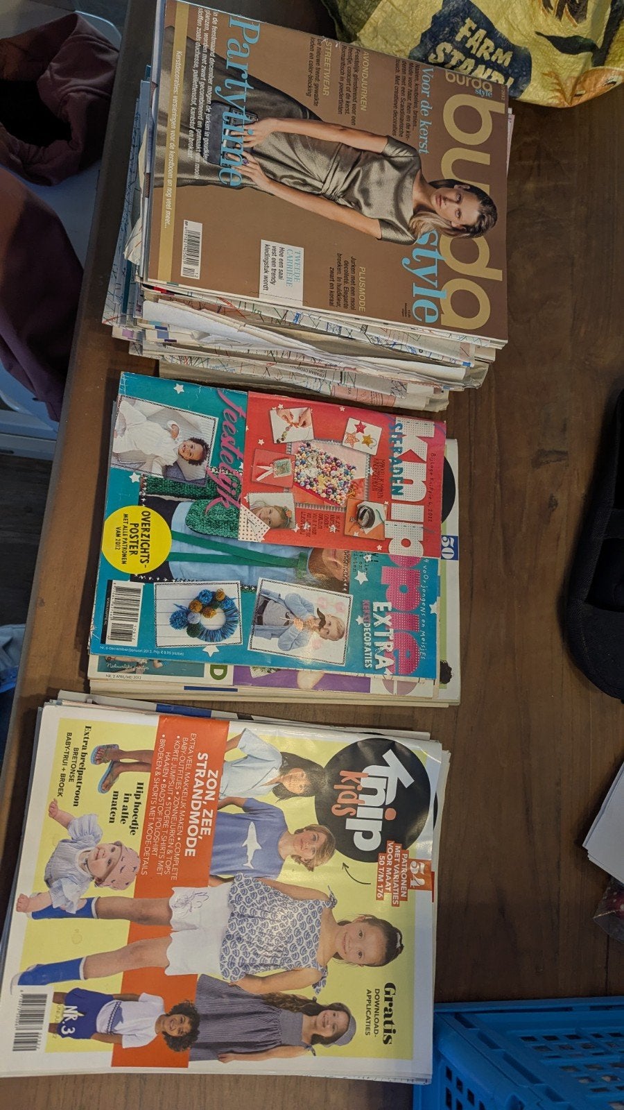 Grote collectie Knipmode en Burda Style tijdschriften, Boeken, Tijdschriften en Kranten, Ophalen, Gelezen, Overige typen